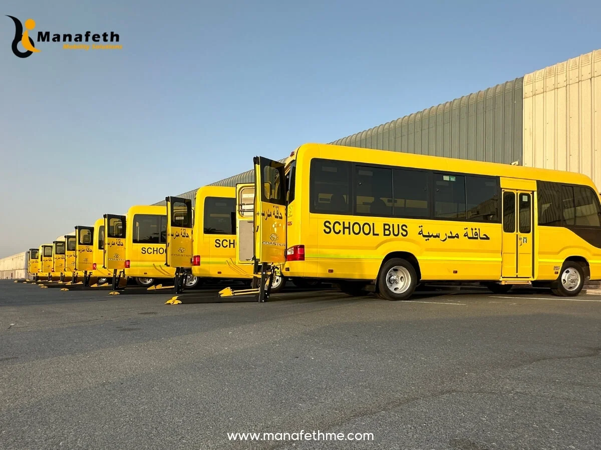 Assisting Children for an Easy Commute: Wheelchair Lift for Buses