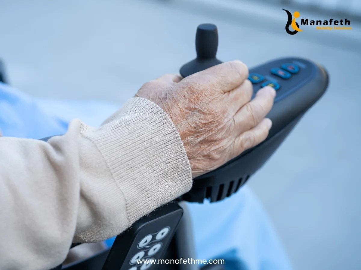 Power Wheelchair with a Joystick