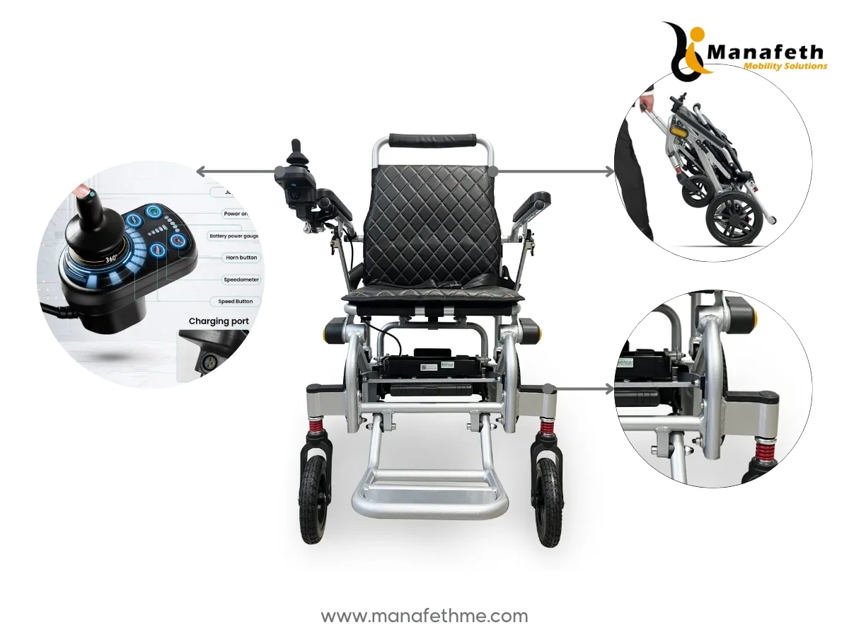 Travel-Friendly Electric Wheelchair