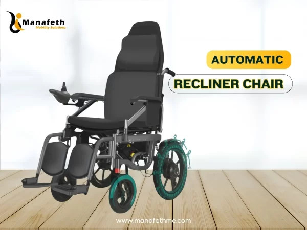 Automatic Recliner Chair Left Front View