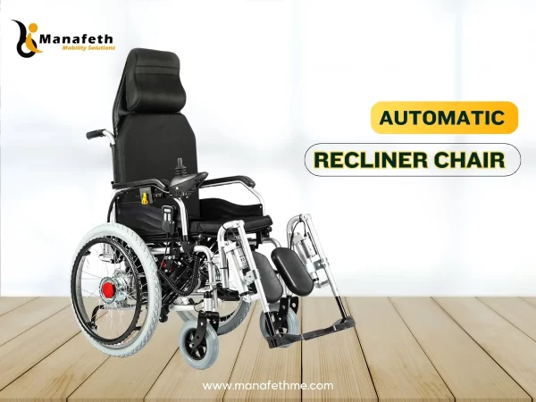 Automatic Recliner Chair Right Front View