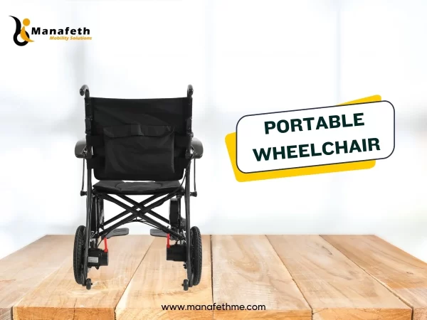 Portable Wheelchair Rear View