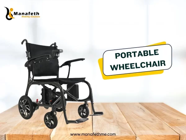 Portable Wheelchair Right Front